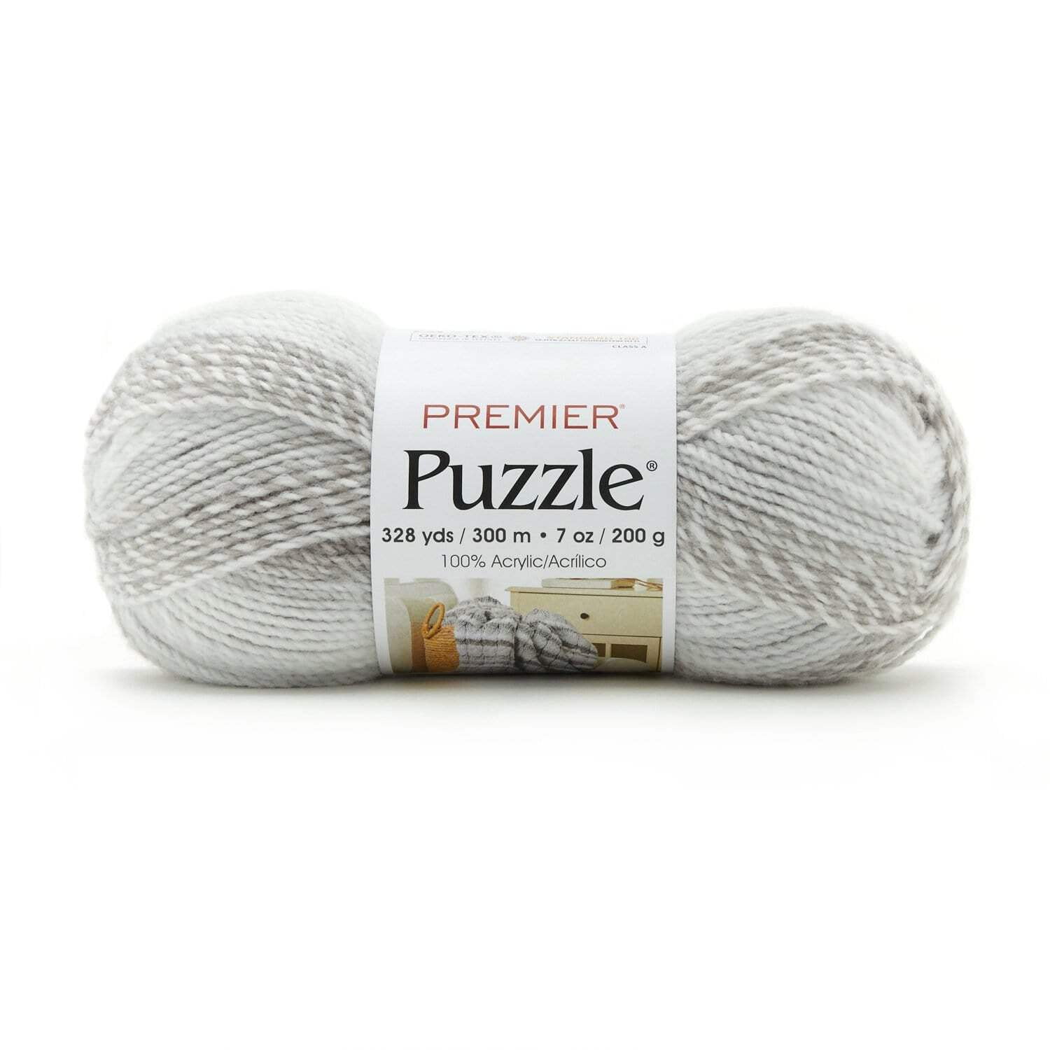Unknown Brand Premier Yarns Puzzle Yarn, Acrylic, Bulky Weight