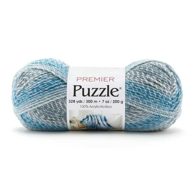 Premier Yarns Puzzle Yarn Riddle, Chunky Colored, 7oz 328yds, 5 Bulky