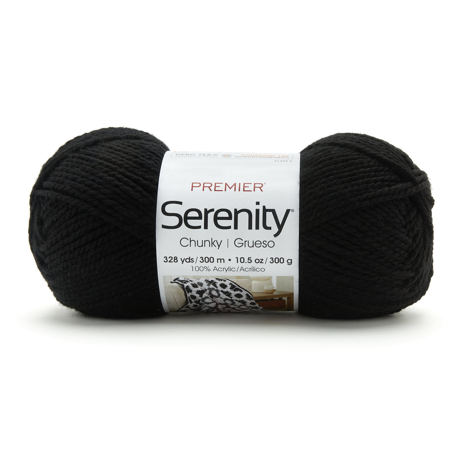  3x60g Black Yarn for Crocheting and Knitting;3x66m