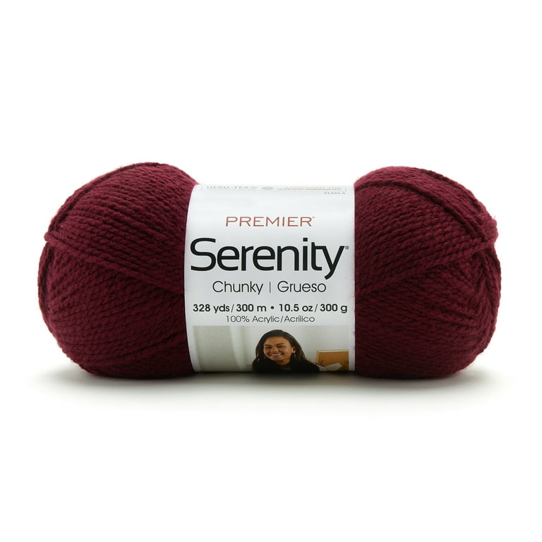 forudsigelse afstemning deres Premier Yarns - Serenity Chunky Big Yarn - Red- 10.5oz 328yds - 5 Bulky  Weight - Acrylic - Walmart.com