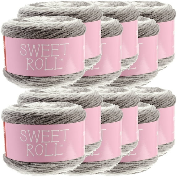 Premier Yarns Sweet Roll Yarn 12/Pk-Silver Swirl