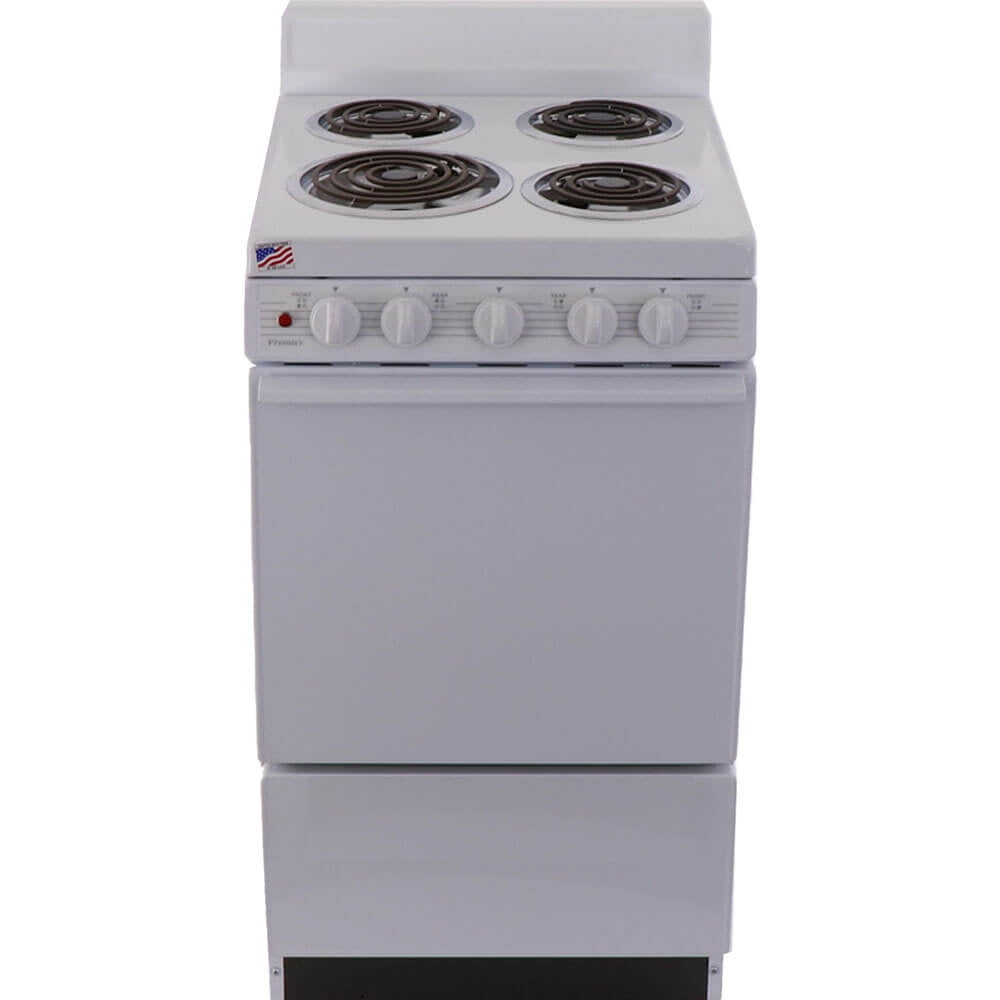 Premier&nbsp;2.4 Cu. Ft. White Freestanding Electric Coil Range