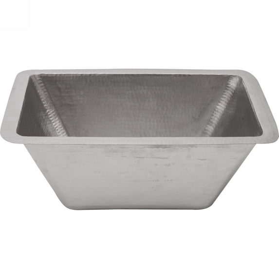 Premier Copper Products BRECEN3 Premier Nickel Rectangle Copper Prep Sink Nickel