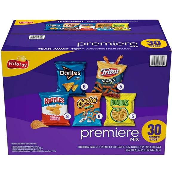 Premiere Mix Variety Pack Chips, 30 pk.