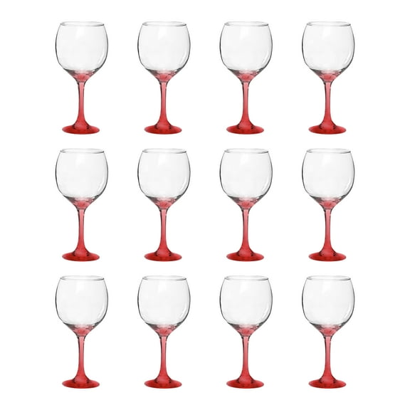 Premiere Wedding Wine Glasses 20.5 oz. Set of 12, Bulk Pack - Restaurant Glassware, Perfect for Red Wine or White Wine - Red