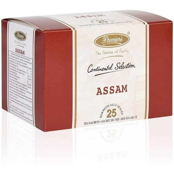 Premier's Assam Tea Continental Selection, 25 Tea Bags, 1.76 oz (50g)