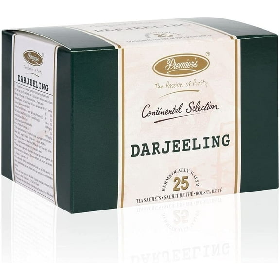 Premiers Darjeeling Tea, Premium Black Tea, Pure and Authentic Single Origin Tea, 25 Tea Bags, 50 GMS, No additives, Muscatel and Smokey Taste