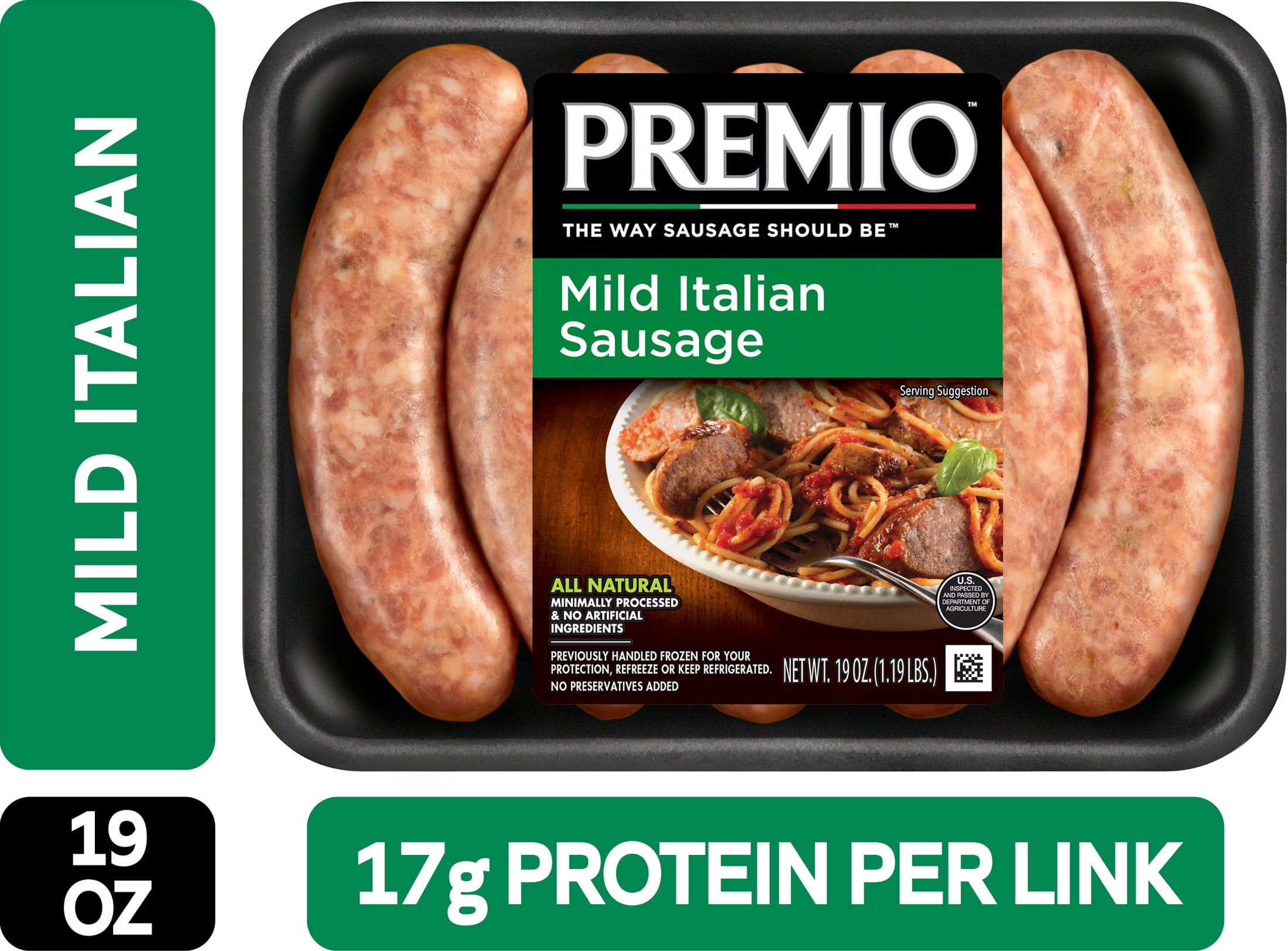 Premio Sausage Links Office Kitchen Protein Option Walmart