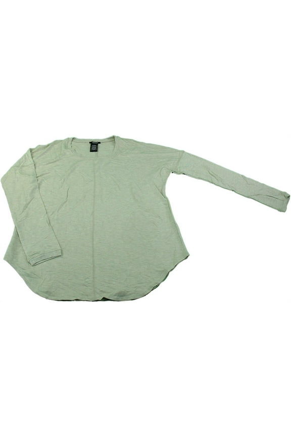 Ladies Size 2X-Large Long Sleeve Thumbhole Top, Oatmeal Heather