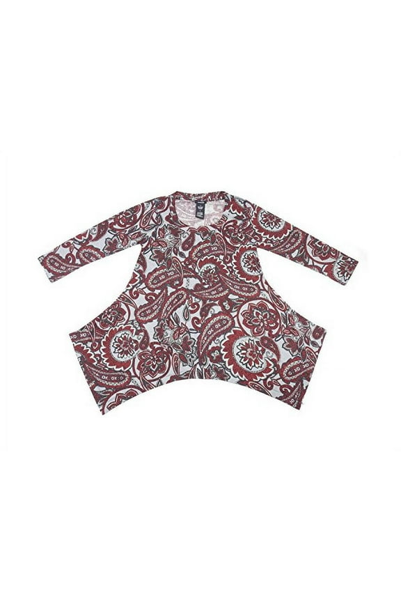 Womens Size Small Sharkbite Top, English Paisley