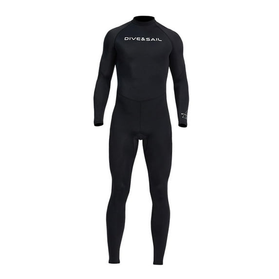 Premiuen Diving Wetsuit Full Body -piece Back Zipper Diving Rash Guards Protection Scuba Snorkeling Kayaking Jumpsuit M