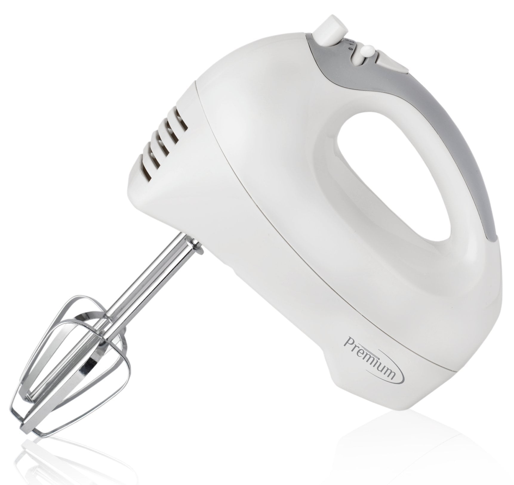 Premium - 1-Speed Black Hand Blender