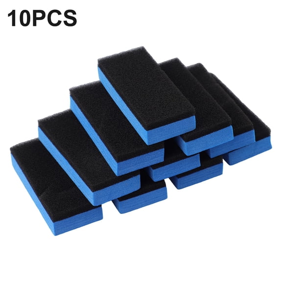 Premium 10 Piece Set Car Ceramic Coating Sponge, Solid Nano Wax Coat Applicator Pads, Practical High-Density Soft Sponge