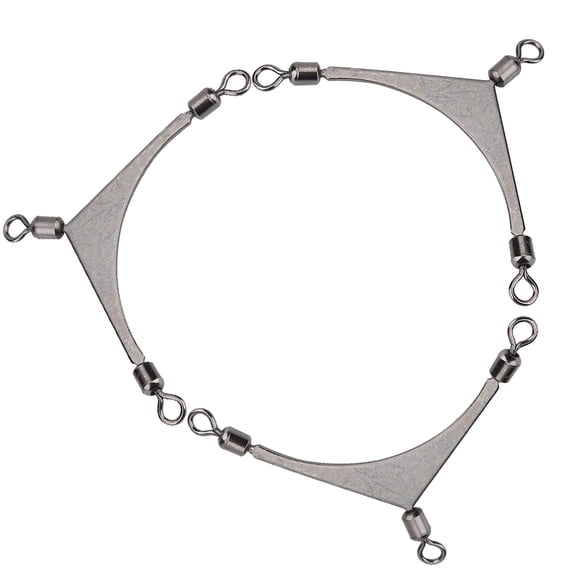 Rust Rag Premium 10-Piece Stainless Steel Barrel Rotate Swivels Rings Fishing ...