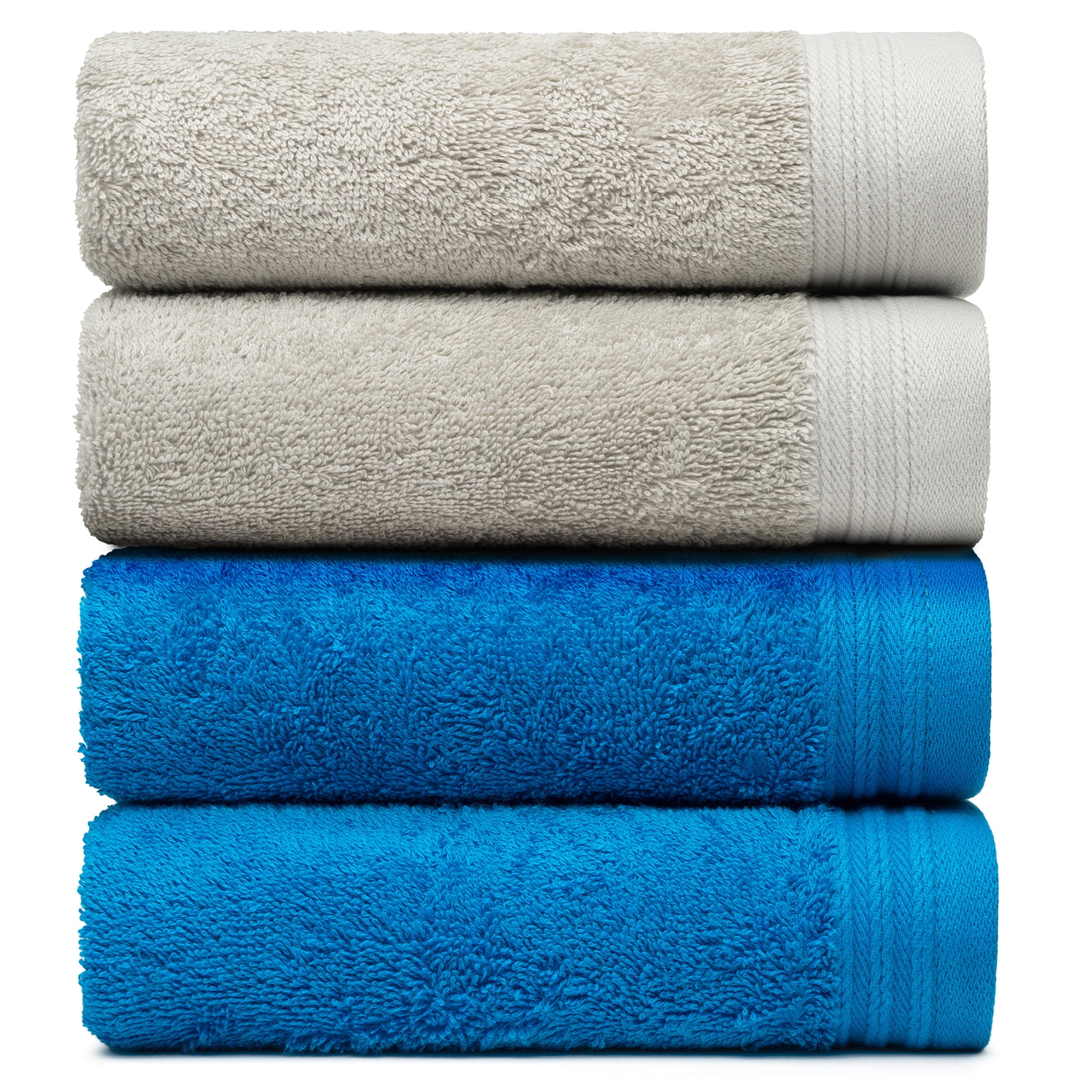 White 100% Cotton Ultra Soft Hand Towels Set of 4