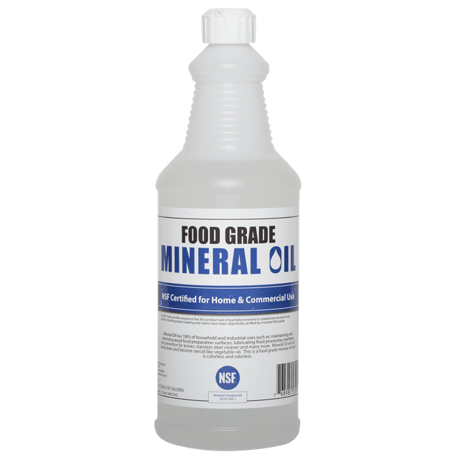 Premium 100 Pure Food Grade Mineral Oil USP, 1 Quart (32 ounces), NSF