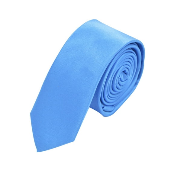 Premium 100% Pure Silk Solid Color 2" Skinny Necktie Neck Tie