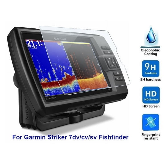 Premium 100 % Real Tempered Glass Screen Protector Film For Garmin Striker 7dv/7cv/7sv Fishfinder GPS