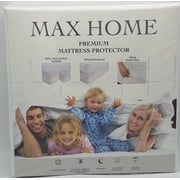 Premium 100% Waterproof Mattress Protector California King Size, Absorbent, Cotton, Bed, Breathable Fitted Mattress Cover with Stretchable Pockets, Cover Smooth Soft Noiseless Washable