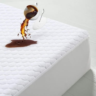Premium 100% Waterproof Twin Size Mattress Protector Single Mattress Cover College School Dorm Cooling Breathable Viscose from Bamboo Mattress Pad Fits Up 8-21 Inch Noiseless Vinyl-Free(Beehive Twin)
