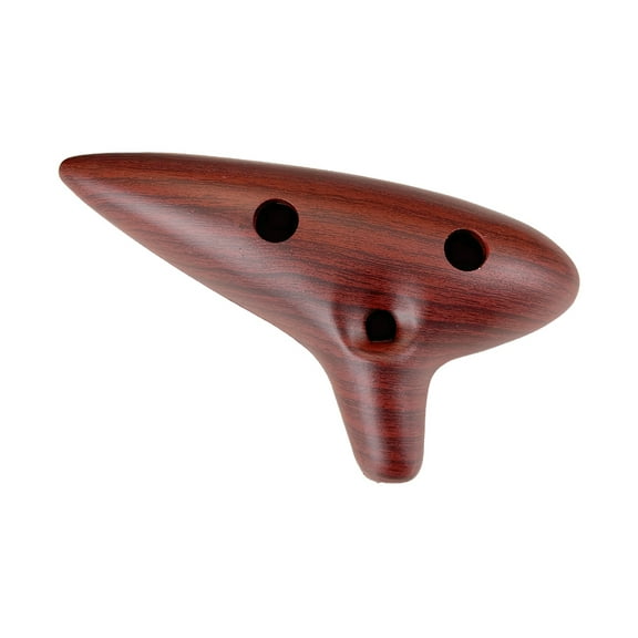 Premium 12-Hole Alto C Ocarina Flute - Wood-simulated ABS