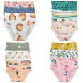 thumbnail image 1 of Premium 12-Pack Cotton Briefs for Toddler Girls | Sizes 2T-7T | Soft and Comfortable Underwear, 1 of 5