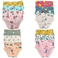 thumbnail image 1 of Premium 12-Pack Cotton Briefs for Toddler Girls | Sizes 2T-7T | Soft and Comfortable Underwear, 1 of 5