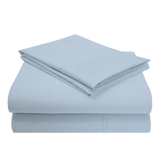 Premium 1200 Thread Count Cotton Blend Sheet Set Light Blue / King