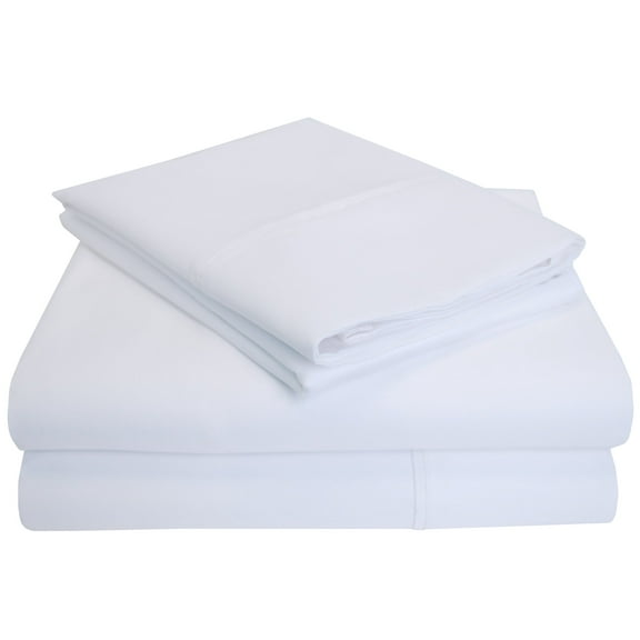 Premium 1200 Thread Count Cotton Blend Sheet Set White / Split King