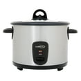 thumbnail image 1 of Premium 16-Cup Electric Rice Cooker, Stainless Steel - Non-Stick Pot, Keep Warm Function, 1 of 5