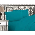 thumbnail image 1 of Premium 1800 Ultra-Soft Microfiber Collection Sheet Set - Double Brushed - Hypoallergenic - Wrinkle Resistant - Deep Pocket , King Turquoise, 1 of 2