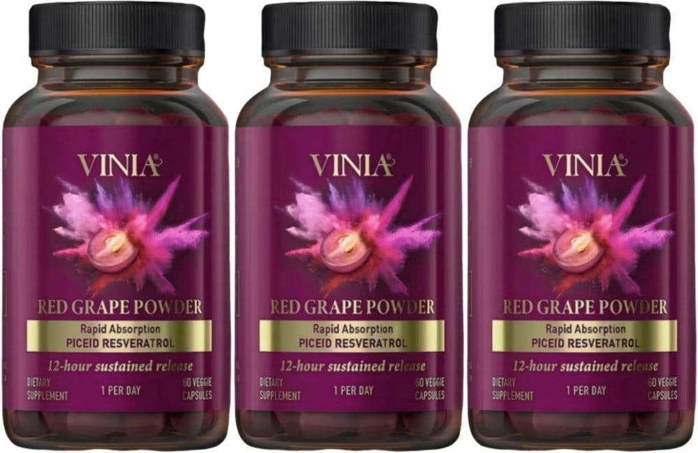 VI-NlA12 Piceid Resveratrol & Nitric Oxide Superfood Powder | 12-Hour ...