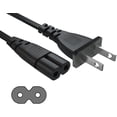 thumbnail image 1 of Premium 2-Prong AC Power Adapter Cord Cable Lead For Sony Playstation 4 PS4 PS1 PS2 PS3 Sega Saturn Xbox Dreamcast and Xbox one slim, 1 of 5