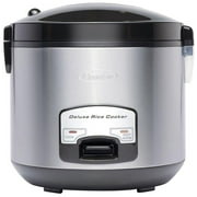 Premium 20-Cup Electric Rice Cooker, Stainless Steel - Keep Warm Function, Non-Stick Pot