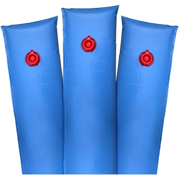 Premium 20-Gauge Single-Chamber Winter Water Tube for Swimming Pool Covers, 10', Blue