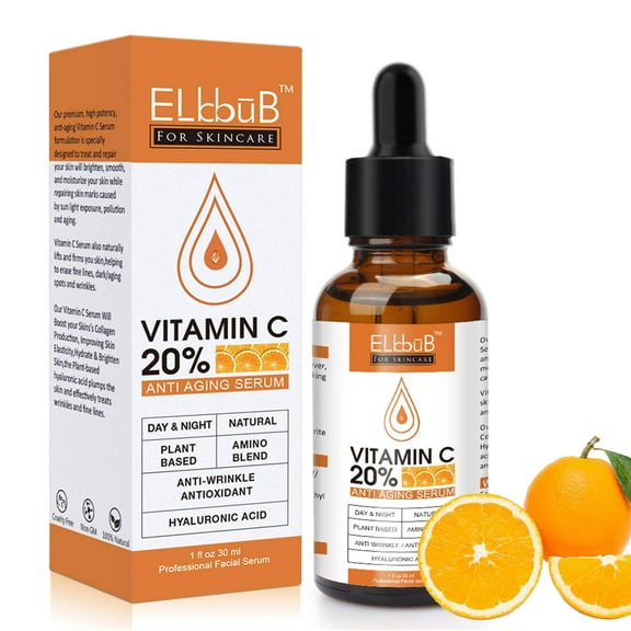 Premium 20% Vitamin C Serum For Face with Hyaluronic Acid, Retinol & Amino Acids - Boost Skin Collagen,Hydrate & Plump Skin, Anti Aging & Wrinkle Facial Serum 30ml