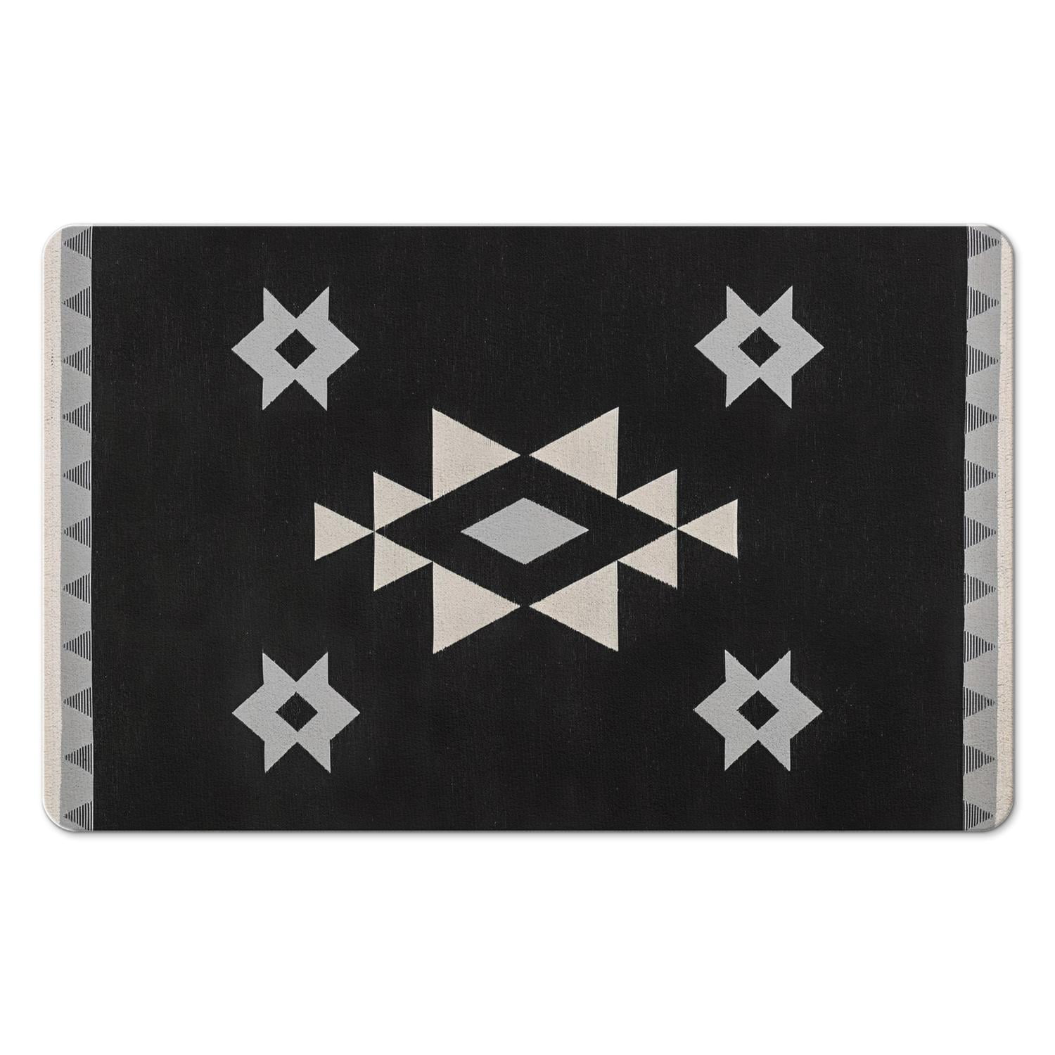 Premium 20x32 inch Boho Bathroom Runner - Soft, Absorbent Rug for ...