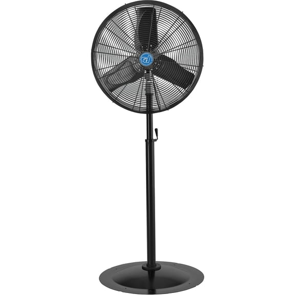Premium 24" Oscillating Pedestal Fan - 1/2 HP - TEAO Motor - 9400 CFM