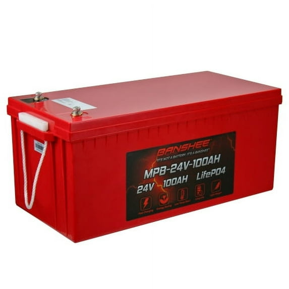 Premium 24V 100AH Lithium Iron Phosphate Battery | 5-Year Warranty | Reliable Energy Storage Solution