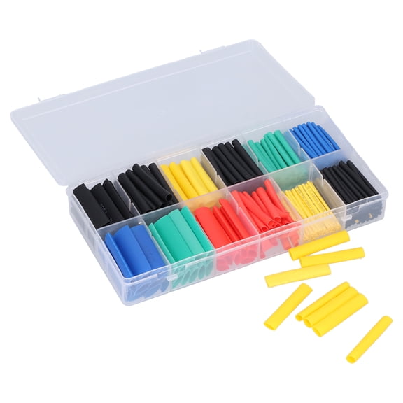 Premium 280Pcs Heat Shrink Tube Assortment Kit Colorful Nylon Wire Insulation Sleeves Retractable Tubing Set for Electrical Connections and Repairs (8.27 inches / 21 cm) - Reliable Protection
