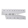 thumbnail image 1 of Premium 29 Degree Acme Screw Thread Gauge Gage Grinding Welding Ruler, 1 of 6