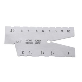 Premium 29 Degree Acme Screw Thread Gauge Gage Grinding Welding Ruler