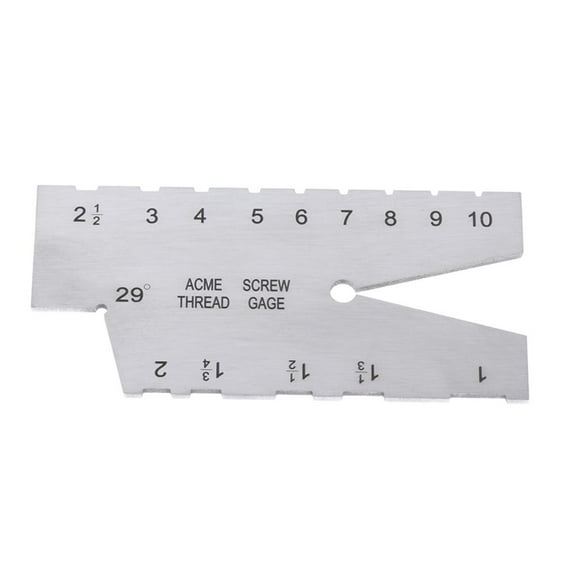 Premium 29 Degree Acme Screw Thread Gauge Gage Grinding Welding Ruler