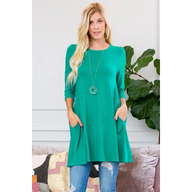 Relaxed Pocket Tunic Dress