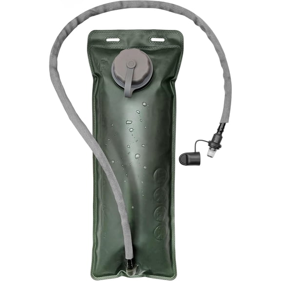 Premium 3-Liter Hydration Bladder, BPA-Free, Leak-Proof, Insulated W/ Drinking Tube, Water Reservoir for Hiking, Cycling, and Outdoor Adventures