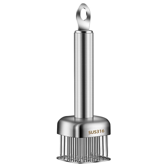Premium 304 Stainless Steel Meat Tenderizer Needle Hammer Mallet - Ideal for Tenderizing All Kinds of Meat like Steak, Beef, Pork, Chicken for BBQ