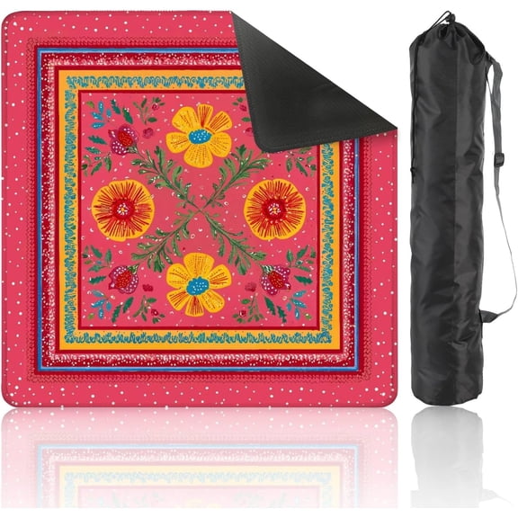 Premium 31.5" Mahjong Mat - Anti-Slip Backing, Rolls Up for Easy Storage & Travel