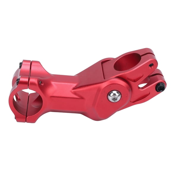 Premium 31.8mm / 1.25 inches Aluminum Alloy Shock Absorbing Cycle Suspension Handlebar Stem for Mountain Road Bikes Red 110mm / 4.33 inches Hole Spacing Cycling Accessory Upgrade