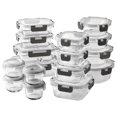 Premium 32Pc. Borosilicate Glass Food Container Set with Dividers 4