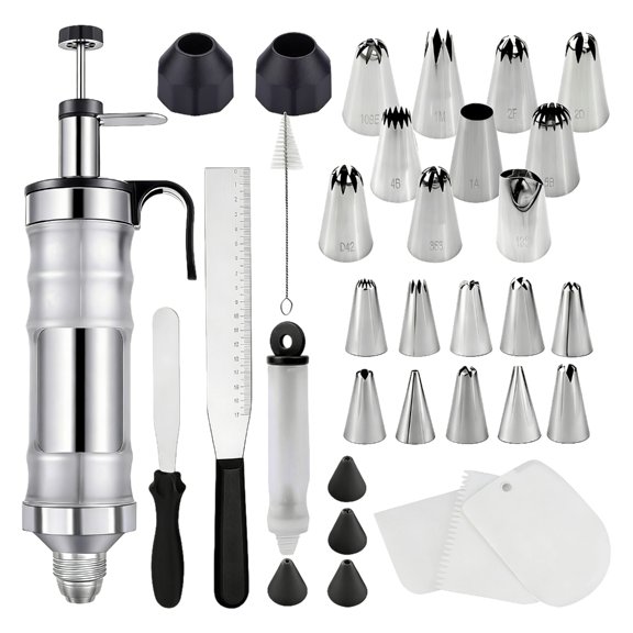 Premium 34Pcs Baking Decorating Equipment Set For Professional Home Use